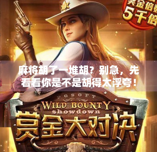 麻将胡了一堆胡？别急，先看看你是不是胡得太浮夸！