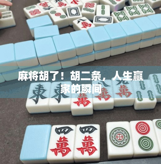 麻将胡了！胡二条，人生赢家的瞬间