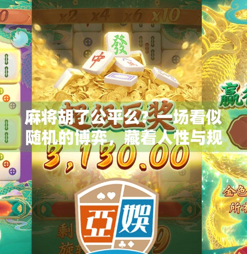 麻将胡了公平么?一场看似随机的博弈,藏着人性与规则的较量 麻将胡了公平么?一场看似随机的博弈,藏着人性与规则的较量