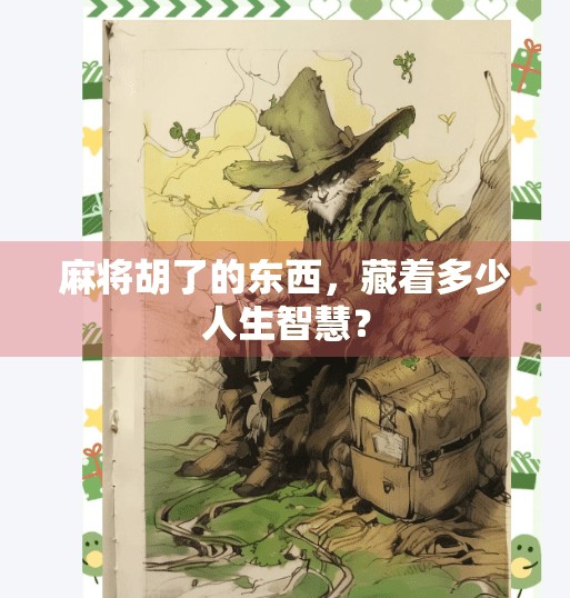 麻将胡了的东西,藏着多少人生智慧? 麻将胡了的东西,藏着多少人生智慧?