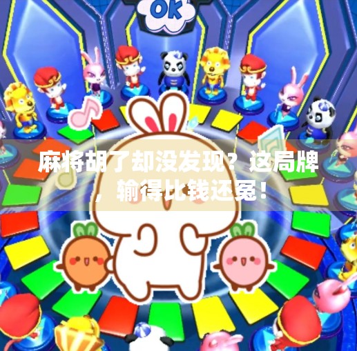 麻将胡了却没发现？这局牌，输得比钱还冤！