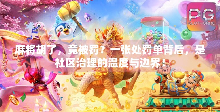 麻将胡了，竟被罚？一张处罚单背后，是社区治理的温度与边界！