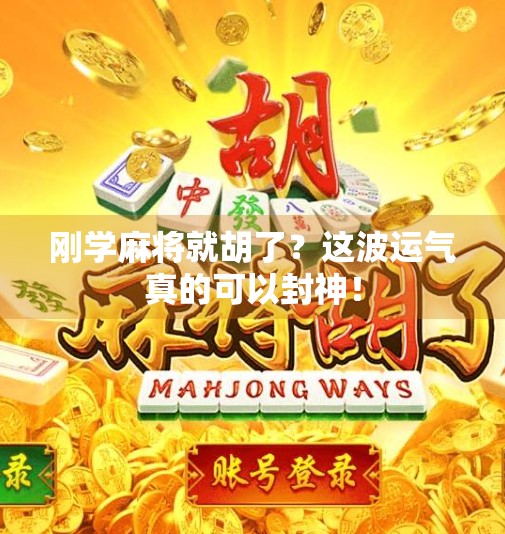 刚学麻将就胡了？这波运气真的可以封神！