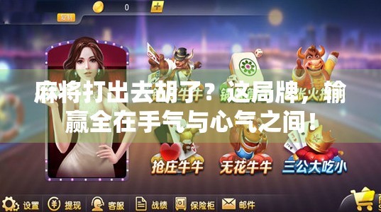 麻将打出去胡了？这局牌，输赢全在手气与心气之间！