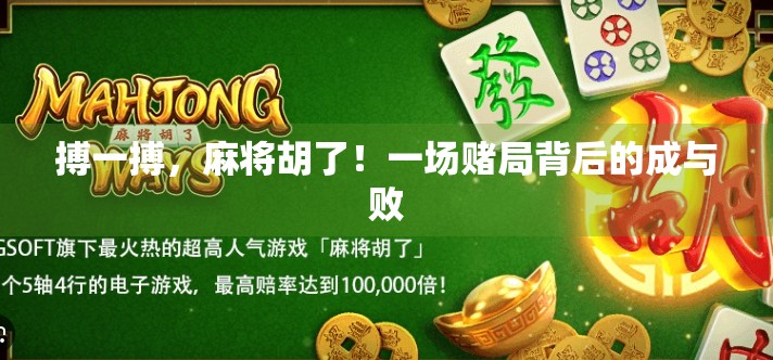 搏一搏,麻将胡了!一场赌局背后的成与败 搏一搏,麻将胡了!一场赌局背后的成与败