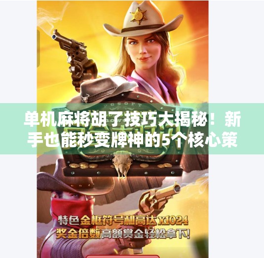 单机麻将胡了技巧大揭秘！新手也能秒变牌神的5个核心策略