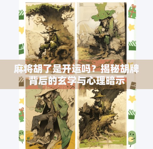 麻将胡了是开运吗？揭秘胡牌背后的玄学与心理暗示