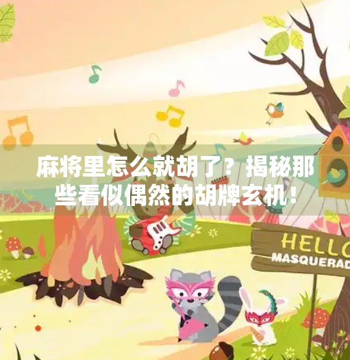 麻将里怎么就胡了？揭秘那些看似偶然的胡牌玄机！