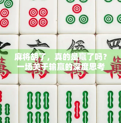 麻将胡了，真的是赢了吗？一场关于输赢的深度思考