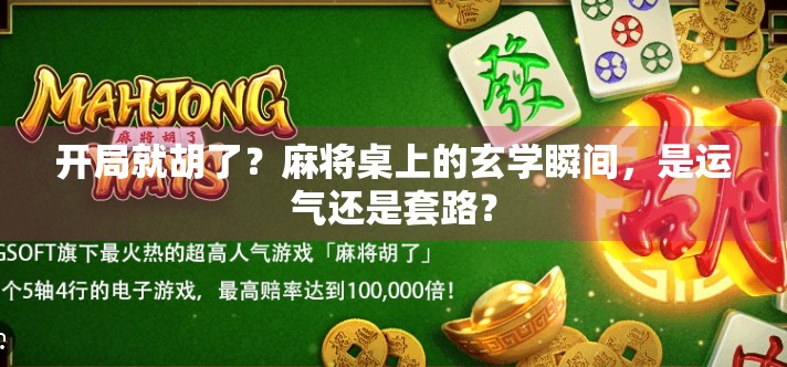 开局就胡了?麻将桌上的玄学瞬间,是运气还是套路?