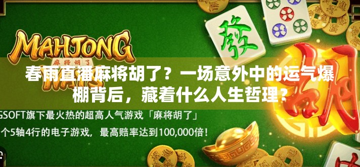 春雨直潘麻将胡了?一场意外中的运气爆棚背后,藏着什么人生哲理?