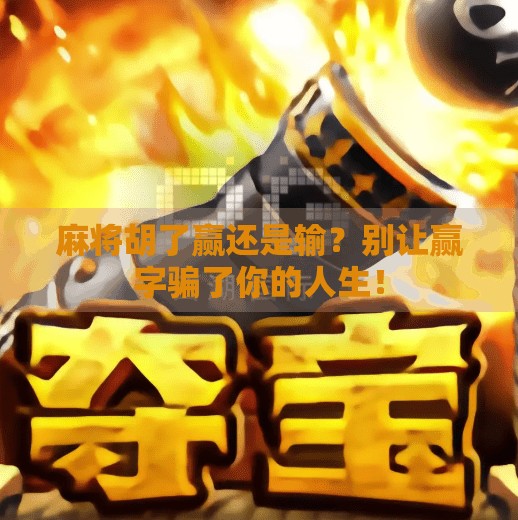 麻将胡了赢还是输?别让赢字骗了你的人生!