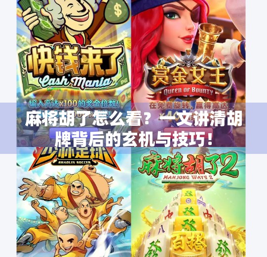 麻将胡了怎么看？一文讲清胡牌背后的玄机与技巧！