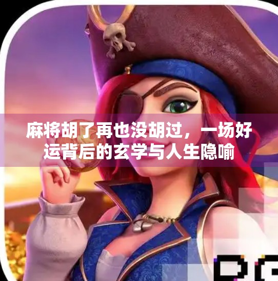 麻将胡了再也没胡过，一场好运背后的玄学与人生隐喻