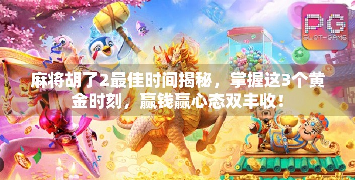 麻将胡了2最佳时间揭秘,掌握这3个黄金时刻,赢钱赢心态双丰收!