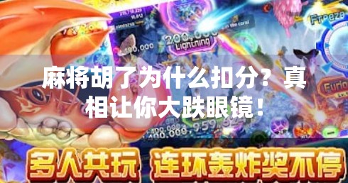 麻将胡了为什么扣分？真相让你大跌眼镜！