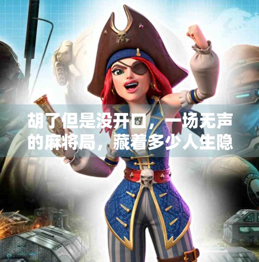 胡了但是没开口,一场无声的麻将局,藏着多少人生隐喻?