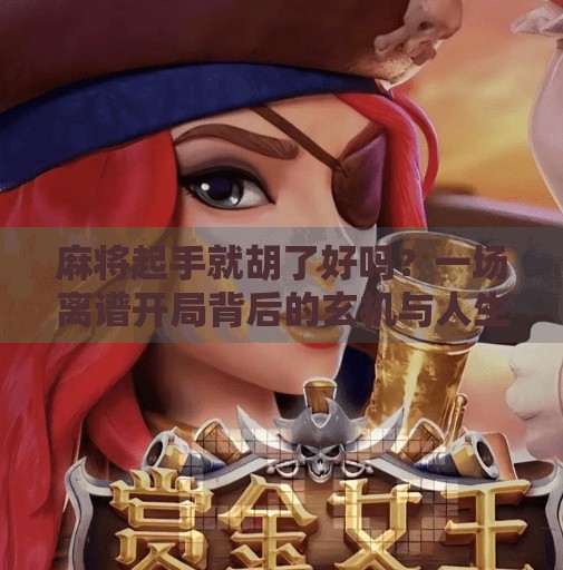 麻将起手就胡了好吗？一场离谱开局背后的玄机与人生隐喻