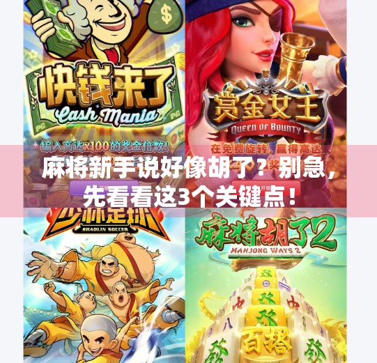 麻将新手说好像胡了？别急，先看看这3个关键点！